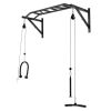 Pull Up Bar, Multi-Grip Wall Mounted Pull Ups, 50 in Width Multifunctional Chin Up Training Station
