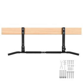 Joist Mount Pull Up Bar, Ceiling Mounted Chin Up Bar for Home Gym, Multi-Grip Pull Ups, 42 in Width Multifunctional Training Station