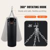 Punching Bag for Adults, 4ft PVC Heavy Boxing Bag Set, Punching Bag with Chains and Gloves, Hanging Boxing Bag for MMA Karate Judo