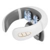 8 Head EMS Neck Massager with Heat Cordless Cervical Neck Massager EMS Neck Massager with 6 Modes 15 Intensity Levels Remote Control