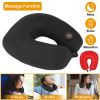 Travel Neck Pillow U Shaped Massage Microbead Neck Pillow Fatigue Relief For Car Office  Airplanes
