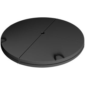 Foldable Crash Mat, Pole Padding with Carrying Handles and EPE Foam for Dance Training and Exercise, Black (Option: Black-770x770x380 mm)