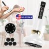 Anti Cellulite Massager Handheld Vacuum Suction Cupping Kit Beauty Tool with 12 Suction Mode 12 Heating 20Mins Auto-Off One-Key Pressure Release for A