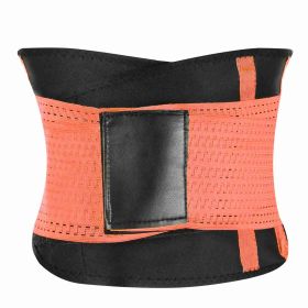 U-Shaped Slimming Waist Belt Body Abdominal Shapewear Sport Tummy Cincher Bands Office Ladies Postpartum Mothers (Option: 2XL_Orange)