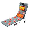 Full Body Electric Massage Mat with Heat Vibration Massage Pad Cushion Back Massage Mattress Chair Pad with Neck Massager Lumbar Pillow with 10 Vibrat