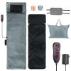 Full Body Electric Massage Mat with Heat Vibration Massage Pad Cushion Back Massage Mattress Chair Pad with Neck Massage Pillow with 10 Vibration Moto