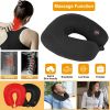 Travel Neck Pillow U Shaped Massage Microbead Neck Pillow Fatigue Relief For Car Office  Airplanes