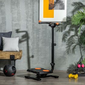 Foldable Ab Twister Board for Waist Trimming with LCD Display, Ab Workout Equipment for Women and Men, Orange (Option: Black, Red-670x600x305 mm)