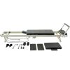 Foldable Pilates Reformer, Pilates Workout Machine for Home Gym Studio Use, Pilates Bed with Dual Resistance- Spring & Cord